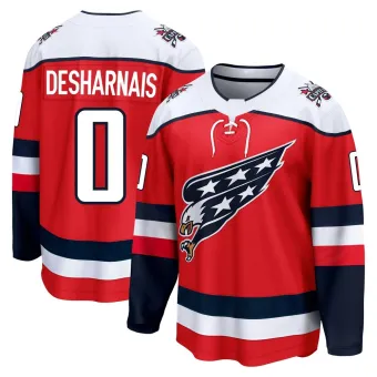 Men's Vincent Desharnais Washington Capitals Alternate 2025 Jersey - Red Breakaway