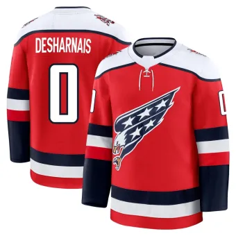 Men's Vincent Desharnais Washington Capitals Alternate 2025 Jersey - Red Premium