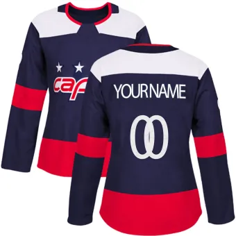 Women's Custom Washington Capitals 2018 Stadium Series Jersey - Navy Blue Authentic