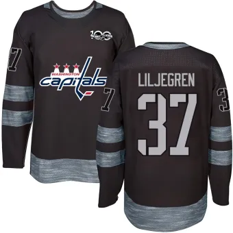 Youth Timothy Liljegren Washington Capitals 1917-2017 100th Anniversary Jersey - Black Authentic